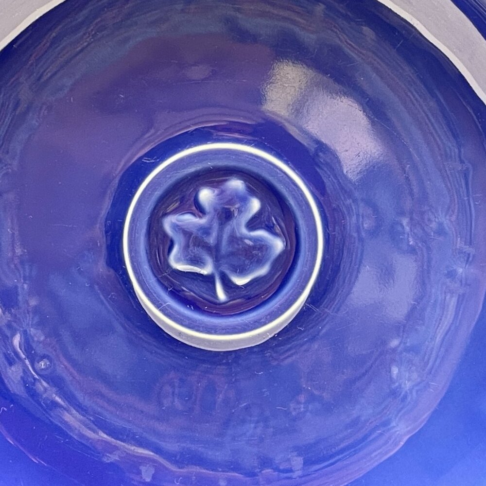 GUC S/2 Dansk Soup/Pasta Bowls, Stoneware, "Craftmark Denim", Leaf, 9 1/2" D - Picture 5 of 14